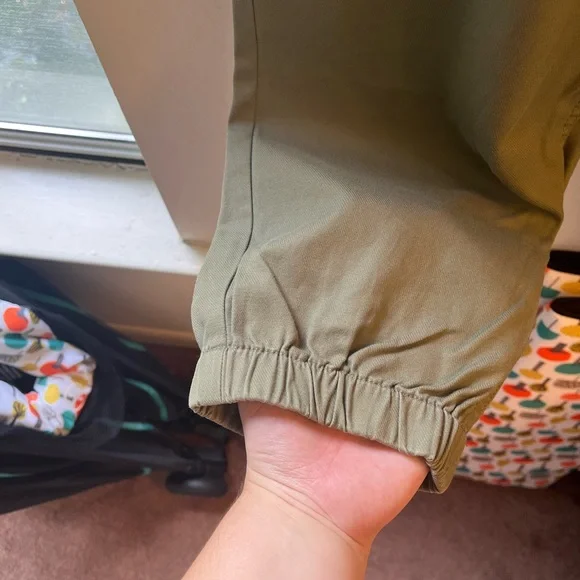 TALBOTS Army Green Jogger Style Trousers - Picture 5 of 6